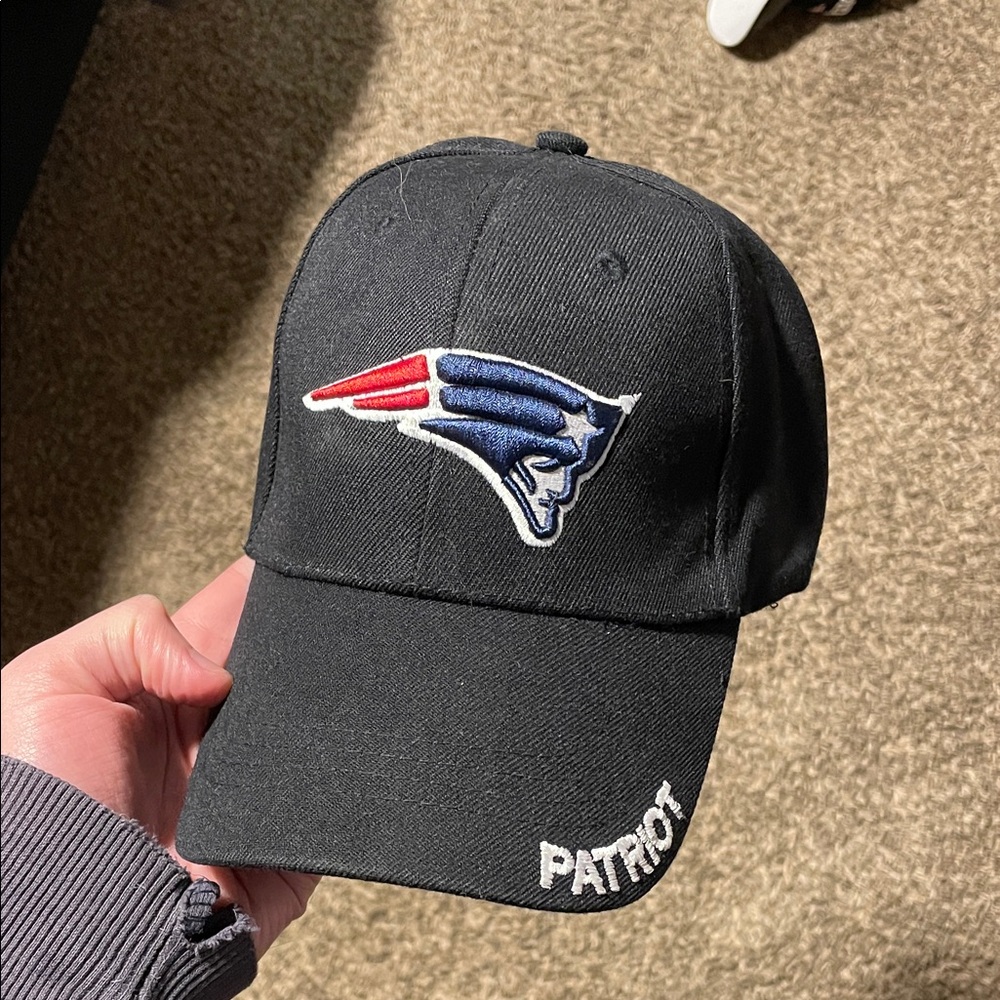 New England Patriots Black Baseball Cap